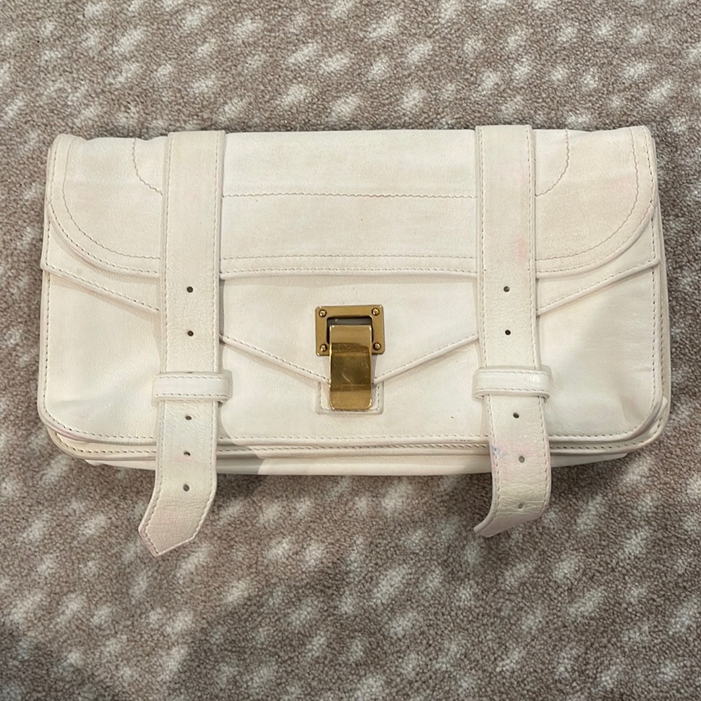 Proenza schouler white envelope clutch